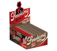 Smoking Rolling Paper King Size Brown Unbleached With Filters Full Box of 24 Booklets