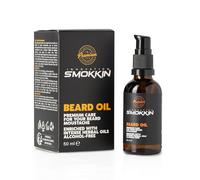 Smokkin Premium Beard Oil, 50 ml, Enriched with Intense Herbal Oils, Alcohol-Free