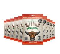 Smoky BBQ Biltong. High in Protein. A Healthy Snack Made from British & Irish Beef by The Original Biltong Company (30g x 10, Smoky BBQ)