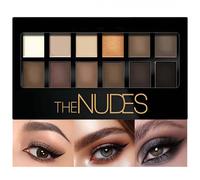 Smoky Brown Nude Eyeshadow Palette - 12 Rich Matte Shades, Waterproof & Long-Lasting. Ideal for Smoky Eye Looks, Versatile Blending, Flawless Finish. Highly Pigmented
