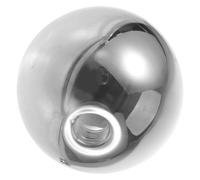 Smoky Glass Globe Shade Replacement for G9 Ceiling Lights | 120mm round Sphere Design, Threaded Fixing, Decorative Upgrade, Suits Wall Lamps and Fan Fixtures