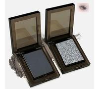 Smoky Gray Eyeshadow Duo - 2 Colors Matte Dark Gray and Shimmer Silver Highly Pigmented Long-Lasting Blendable Powder Eye Shadow Set for Creative Makeup Looks(01#+07#)