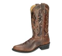 Smoky Mountain Boots | Floralie Series | Youth Western Boot | Square Toe | Genuine Leather | Rubber Sole & Block Heel | Leather Upper & Man-Made Lining, Brown, 9 UK