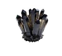 Smoky Quartz Crystal Cluster - Natural Healing Point Cluster for Energy Protection, Grounding & Meditation(600-700g)