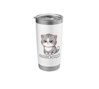 smol & Angy, Small Angry Cute Kitten Stainless Steel Insulated Tumbler