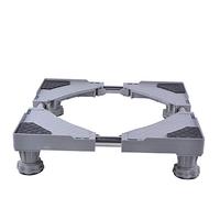 SMONTER Multifunctional Roller with Adjustable Movable Base Universal for Tumble Dryer, Washing Machine, Refrigerator, 4 Feet, Grey