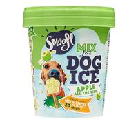 Smoofl Premium Dog Snacks: Ice Cream for dogs as a snack to cool down in summer and as a healthy dog treat with refreshing effect, dog ice cream with apple flavour