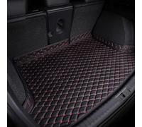 SMOONGA Car Leather Boot Liner Mat for Audi e-tron GT, Pad Trunk Liner Cargo Tray Protector Liners Waterproof Anti Scratch Accessories,D/Black And Red
