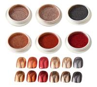 Smooth And Delicate Powder Collection 6 Color Powder Modern Nails Art Decoration For Elegant Looks
