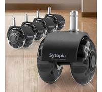 Smooth and Silent 5-Inch Caster Wheels Upgrade for All Hardwood Carpet Floors