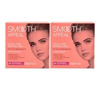 Smooth Appeal Microwavable Peel Off Facial Wax Hair Remover X2