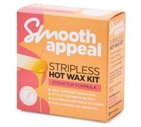 Smooth Appeal ORIGINAL Facial Hair Remover Wax Kit | Stripless Peel-Off Face Wax for Eyebrows & Upper Lip | Aloe Vera, Vitamin E & Tea Tree Oil | Sensitive Skin Waxing | Up to 6 Weeks Smooth Skin
