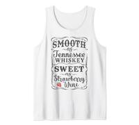 Smooth as Tennessee Whiskey Funny Humour Tee Vacation Tank Top