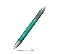 Smooth Ballpoint Pens - 5 Colors Replaceable Writing Pens With Pencil | 0.7 Spring Retractable School Supplies | Multifunctional Stationery For Writing, Learning And Working