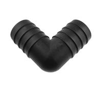 Smooth Bore Dust Suction Hose 19mm (3/4") with Corrugated Extraction Pipe Connectors Clips Irrigation Pond Garden Industrial (19mm (3/4") Elbow Connector)