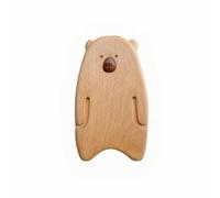 Smooth Bottle Opener, 9.5cm X 5.5cm X 1.7cm, Bear Shape Bottle Opener, Magnetic, Wooden Material, Weight Approximately 63g