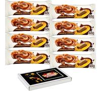 Smooth Caramel & Milk Chocolate Snack Bar 48g With Happy Birthday Gift Box - Milk Chocolate With a Soft Caramel filling - gly (10 x Bars)