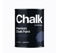 Smooth Chalky Finish Flat Matt Chalk Paint (Blues) Hemway Juniper Blue 1L