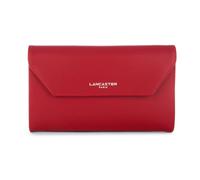 Smooth Compagnon Wallet with Zipper and Flap- unisex- Lancaster- Wallets & Cardholders- Red- ONE SIZE- Accessories ONE SIZE