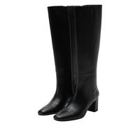 Smooth Cow Leather Boots for Women COMMA Noir 39