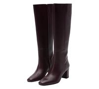Smooth Cow Leather Boots for Women COMMA Rouge 42