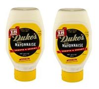 Smooth & Creamy, Duke's Real Mayonnaise, 18.0 FL OZ (Pack of 2) Sugar Free