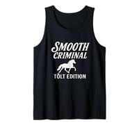 Smooth Criminals Tölt Edition Funny Icelandic Horse Design Tank Top