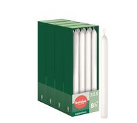 Smooth Dinner Candles - 23cm - 32 Pieces - White - Bolsius