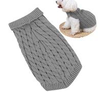 Smooth Dog Sweaters, Knitted Winter Pullover, Soft Lightweight Jacket, Cozy Pet Outfit Design, Warm Clothes for Small, Medium, Large, Puppy, Kitten, Indoor Outdoor