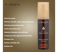 Smooth Down Hair Spray 100ml (Blow Dry Spray) by L'Anza Keratin Healing Oil