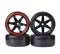 Smooth Drift Tires Hard Compound Black Wheels For HSP 94123 For MST For YD-2 For Sakura D5 1/10 RC Car Parts Accessories Rc Upgrade Model