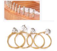 Smooth Edge String Replacement Set for Lyres Ensures Great Music Experience Across Various Models (15 Nylon Strings)