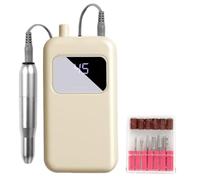 Smooth Ergonomic Grip - Electric Manicure Device, Non Slip Texture for Detailed Cuticle Trimming, 250g Unit, Gel Nail File with Powerful 45 Level Speed Button, Practical Tool for Beauty Studios Dorm