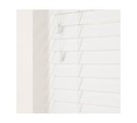 Smooth Finish Faux Wood Venetian Blinds With Strings Drop 120Cm Drop X 160Cm Width Serene Smooth