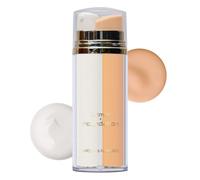 Smooth & Flawless Oil-Free Foundation + Primer - Beige | Lightweight, Long-Lasting Matte Finish, Medium to Full Coverage for Face Makeup