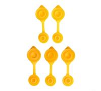 Smooth Flow Fuel Can Vent Cap 5pcs Yellow