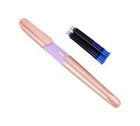 Smooth Flowing Fountain Pen Lightweight Ergonomic Handle Long Lasting Replacement Cartridge School Necessities Large Capacity Cartridge Pen