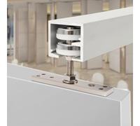Smooth Functionality in a Robust Folded Door Mechanism, for Heavy Use at a Load Limit of 60kg (Lower Door Track)