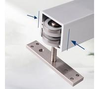 Smooth Functionality in a Robust Folded Door Mechanism, for Heavy Use at a Load Limit of 60kg (Top Door Track)
