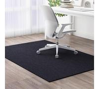 Smooth Glide Rectangular Mat For Floors(Dark Gray,60x90cm)