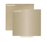 Smooth Gold Textured PEI Build Plate 235mm for Adventurer 5M/5M Pro/AD5X, Flexible Spring Steel PEI Sheet Printing Bed, 3D Printer Platform, Glue-Free Printing for PLA/PETG/TPU
