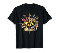 Smooth Jazz Musical Instrument Design T-Shirt