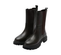 Smooth Leather Chelsea Boots for Women COMMA Marron 42
