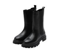 Smooth Leather Chelsea Boots for Women COMMA Noir 37
