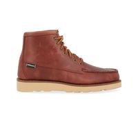 Smooth Leather Moc Toe Boot - male - Sebago - Lace-up Boots - Brown - 7 UK - Shoes 7 UK
