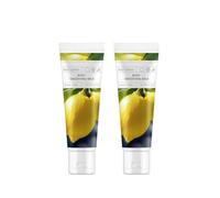 Smooth Lemon Body Butter, Body Moisturiser for Women, Fast Absorbing Whipped Moisturizer With Herbal Citrus Scent, Natural Skin Care Gentle Soothing, For Velvety Skin Texture (2, 100g)