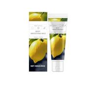 Smooth Lemon Body Butter, Body Moisturiser for Women, Fast Absorbing Whipped Moisturizer With Herbal Citrus Scent, Natural Skin Care Gentle Soothing, For Velvety Skin Texture (1, 100g)