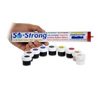 Smooth-On SO-Strong Color Tint 9-Pack Color Sampler - For Tinting Urethane Plastic, Resin , Rubber, and Foam