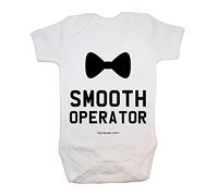"Smooth Operators" Bodysuit/Baby Grow, Baby Clothing, Rude, Cute, Funny, Baby Boy, Baby Girl, Unisex, Hilarious, Cheeky, Novelty, Christmas, Baby Shower, Birthday Gifts, Presents (3-6 Months)