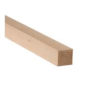 Smooth Planed Spruce Stick Timber (L)1.8M (W)34mm (T)34mm, Pack Of 12